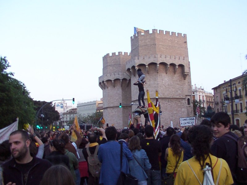 Manifestaci del diumenge 17 abril del 2011 a Valncia